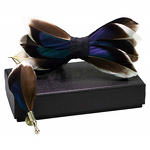 Feather Bow Tie Manufacturer - Handmade Lapel Pin Custom