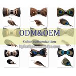 Feather Bow Tie Manufacturer - Handmade Lapel Pin Custom