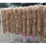 Ostrich Feather Boa Manufacturer - 2ply Brown Scarf Custom