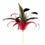 Floral Pick Supplier - Decorative Red Flower Wire Stem