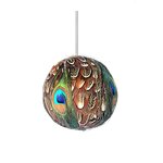 Peacock Feather Christmas Ball Supplier - Natural Holiday Gift