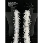 Ostrich Feather Boa Supplier - 3ply Lavender Scarf Halloween