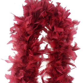 Turkey Feather Boa Factory - Wholesale Dyed Pink Halloween
