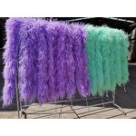 Ostrich Feather Boa Manufacturer - 2ply Brown Scarf Custom
