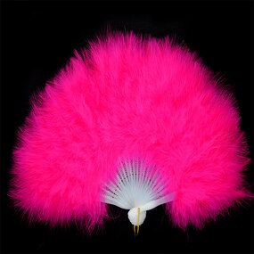 Turkey Feather Fan Manufacturer - Purple Women Costume Show