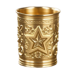 Brass Water Cup Supplier - CNC Machined Custom Gold Plating