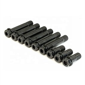 Titanium Bolts Kit Manufacturer - 9/16 Socket Black Hex Radius