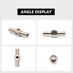 T-Shaped Barb Connector Supplier - 3/8 1/2 Fuel Pressure Gauge