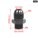 Fuel Pump Adapter Supplier - M12X1.5 Oil Cooler AN Fitting