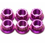 Titanium Flange Nut Supplier - Bi Hex 12 Point M6 M8 M10