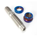 Titanium Exhaust Stud Kit Factory - M8 X 1.25x45 with Washer
