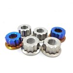 Titanium Flange Nut Supplier - Bi Hex 12 Point M6 M8 M10