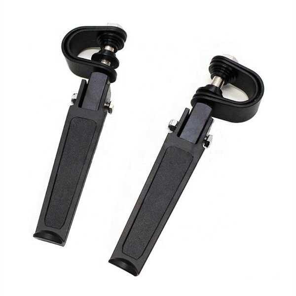 Foot Pegs Supplier - Anodized Black Aluminum Motorcycle