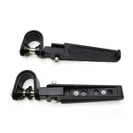 Foot Pegs Supplier - Anodized Black Aluminum Motorcycle