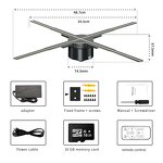 3D Holographic Fan Factory - OEM/ODM Advertising Display