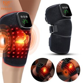 Red Light Therapy Knee Brace Manufacturer - Wireless Rechargeable Heated Vibration