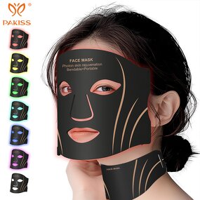 LED Facial & Neck Mask Manufacturer - New 7 Color Silicone Soft