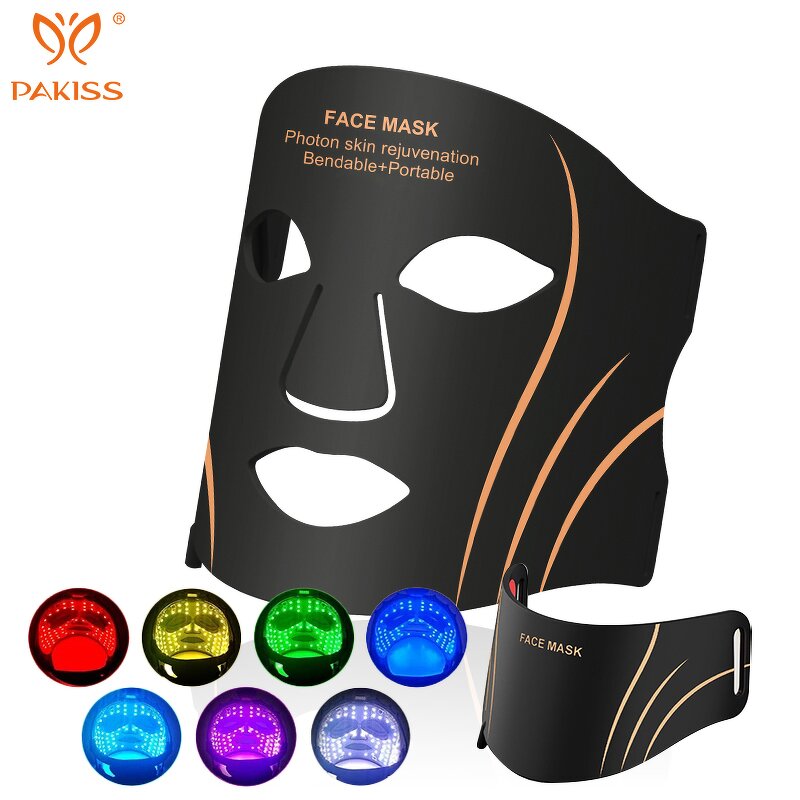 Red Light Therapy Mask Manufacturer - Professional 7 Color Silicon Home Use