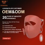 LED Facial Mask Manufacturer - Customized Silicone 4 Color Flexible