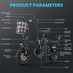 Folding E Bike Manufacturer - 14 Inch Long Range OEM