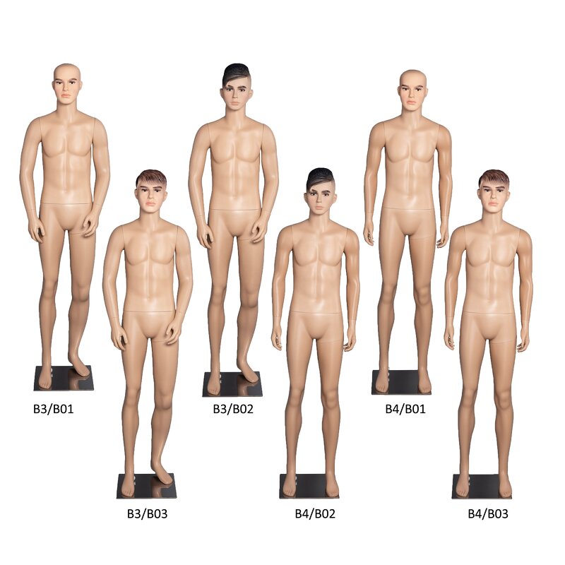 Egg Head Mannequin Manufacturer - Male Female Bulk