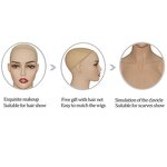 Wig Display Head Manufacturer - Female OEM Bulk