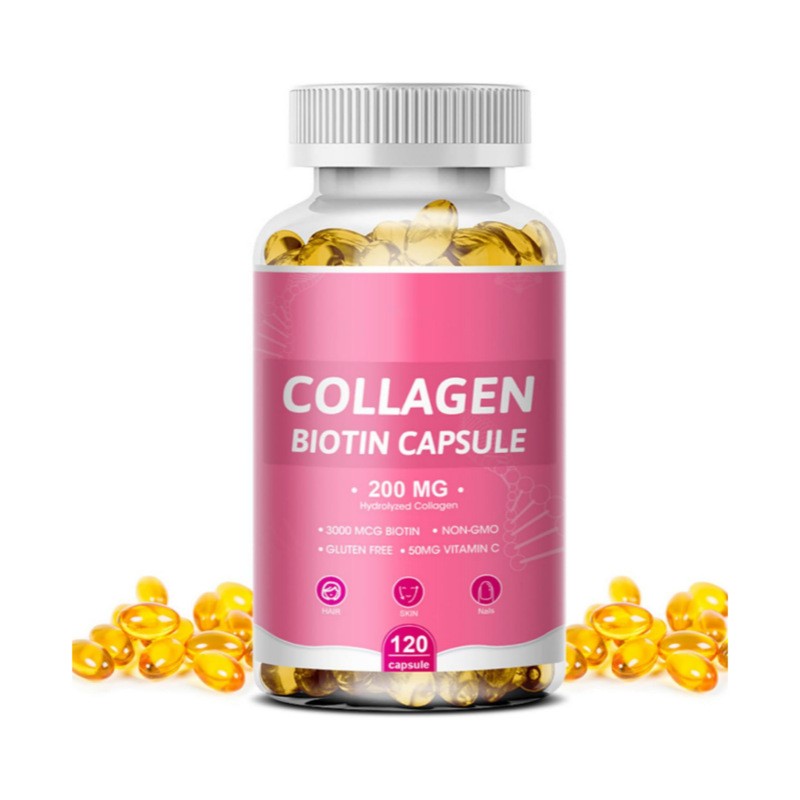 Collagen Biotin Capsule Factory - OEM/ODM Organic Dietary Supplements Hair Skin Nails