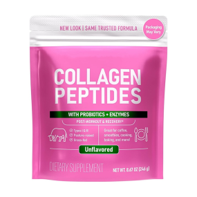 Collagen Powder Factory - OEM Adult Beauty Unflavored Peptides Enzyme+Probiotic Blend