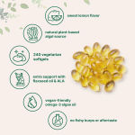 藻油软胶囊生产商-代工欧米伽3 DHA+DPA+ALA海藻油剂量胶囊