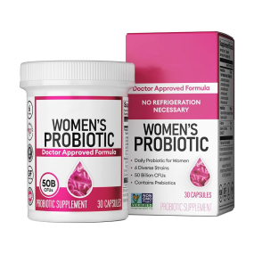 Probiotic Capsule Factory - OEM 6 Diverse Strains 50 Billion CFUs Prebiotics Women