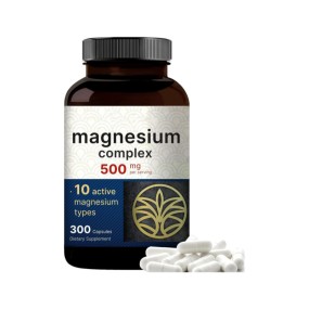 Magnesium Glycine Powder Supplier - OEM Pure 500mg Capsule Adult Supplement Not for Pregnant