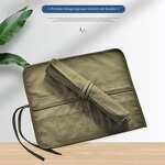 Pencil Case Manufacturer - Canvas Army Green
