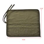 Pencil Case Manufacturer - Canvas Army Green