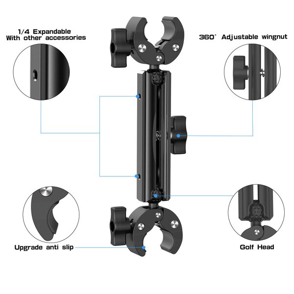 Motorcycle Mount Kit Manufacturer - Double Clamp