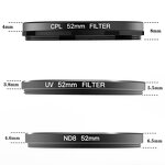 Camera Filter Kit Manufacturer - UV CPL ND OEM
