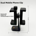 Phone Clip Stand Manufacturer - Dual Smartphone