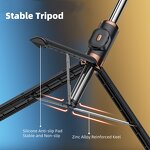 Phone Tripod Manufacturer - 1.68m with Light