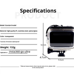 Waterproof Case Manufacturer - 50M for GO Ultra