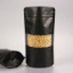 Transparent Stand up Pouch Factory - Thickened Frosted Open Window Ziplock Bag