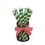 Disposable Paper Straws Manufacturer - Best Selling Christmas Printed Colorful
