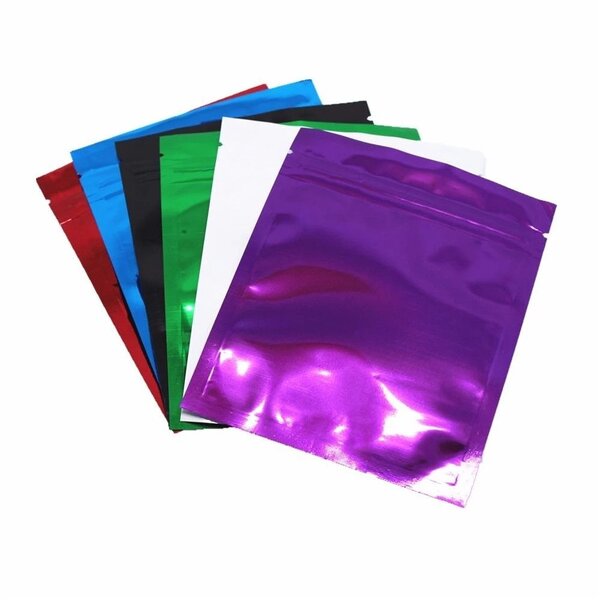 Aluminum Foil Pouch Factory - Hot Sale Resealable Ziplock Large Bag