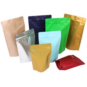 Stand-up Zipper Food Bag Factory - Hot Sale Custom Logo Moisture Proof Aluminum Foil