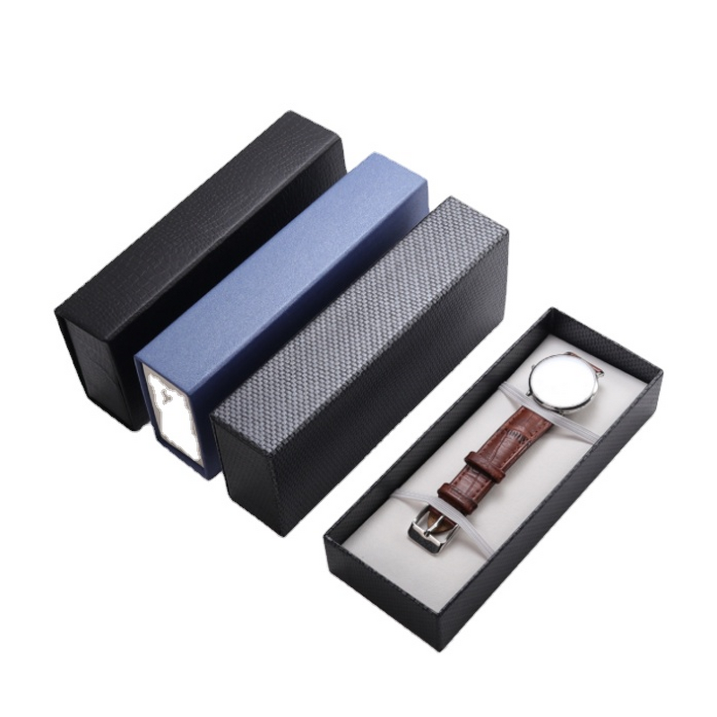 PU Watch Jewelry Box Factory - Unique Men's Draw Box Sliding Packaging Custom