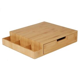 Bamboo Coffee Capsule Box Manufacturer - New Design Dispenser Holder for K Cups