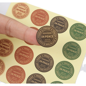 Transparent Paper Labels Manufacturer - Matte Color Printing Stickers Small Quantity