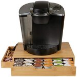 Bamboo Coffee Capsule Box Manufacturer - New Design Dispenser Holder for K Cups