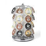 Coffee Pods Organizer Manufacturer - Black Spinning Carousel K Cup Holder