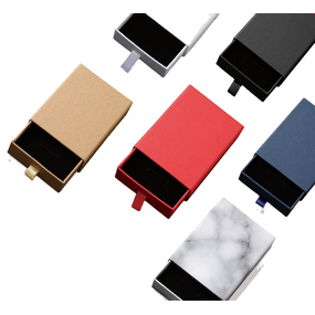 Velvet Jewelry Box Factory - Custom Logo Luxuray Sliding Drawer Packaging