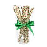 Disposable Paper Straws Manufacturer - Best Selling Christmas Printed Colorful