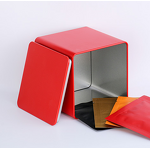 Square Candy Tin Container Factory - Custom Logo Matte Color Tea Packaging Private Label